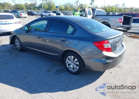 2012 Honda Civic Lx from USA, damaged, VIN 19XFB2F53CE001366